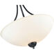 Ivey Lake 2 Light 15 inch Matte Black Indoor Pendant Ceiling Light